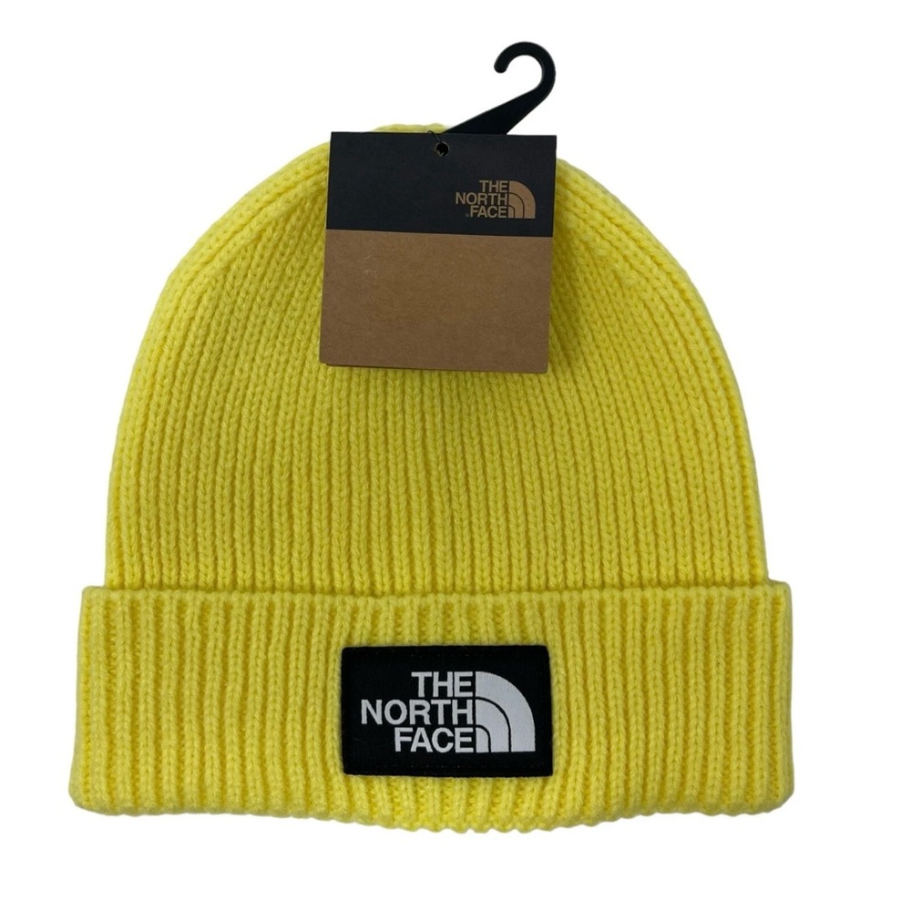 North Face Yellow Beanie NWT